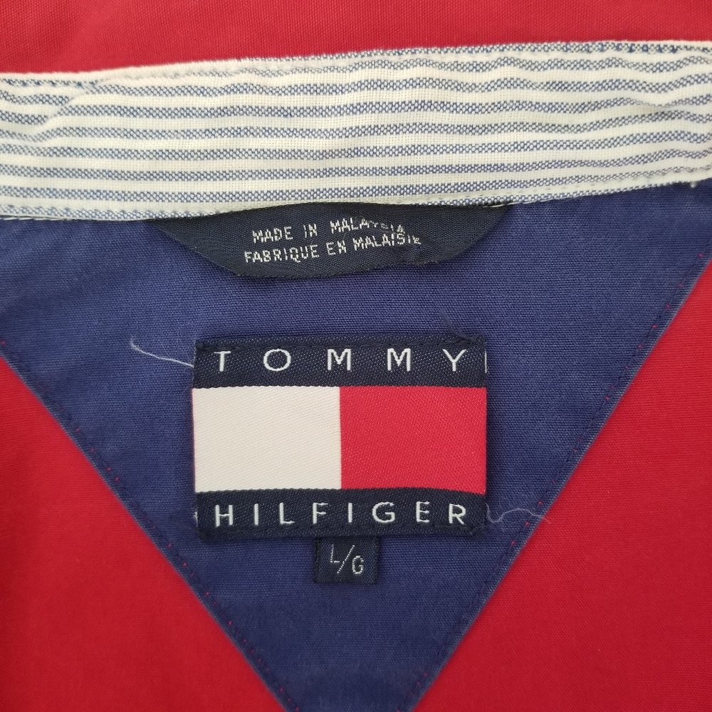 Tommy Hilfiger Red Lightweight Cotton Sports Coat - Picture 4 of 16